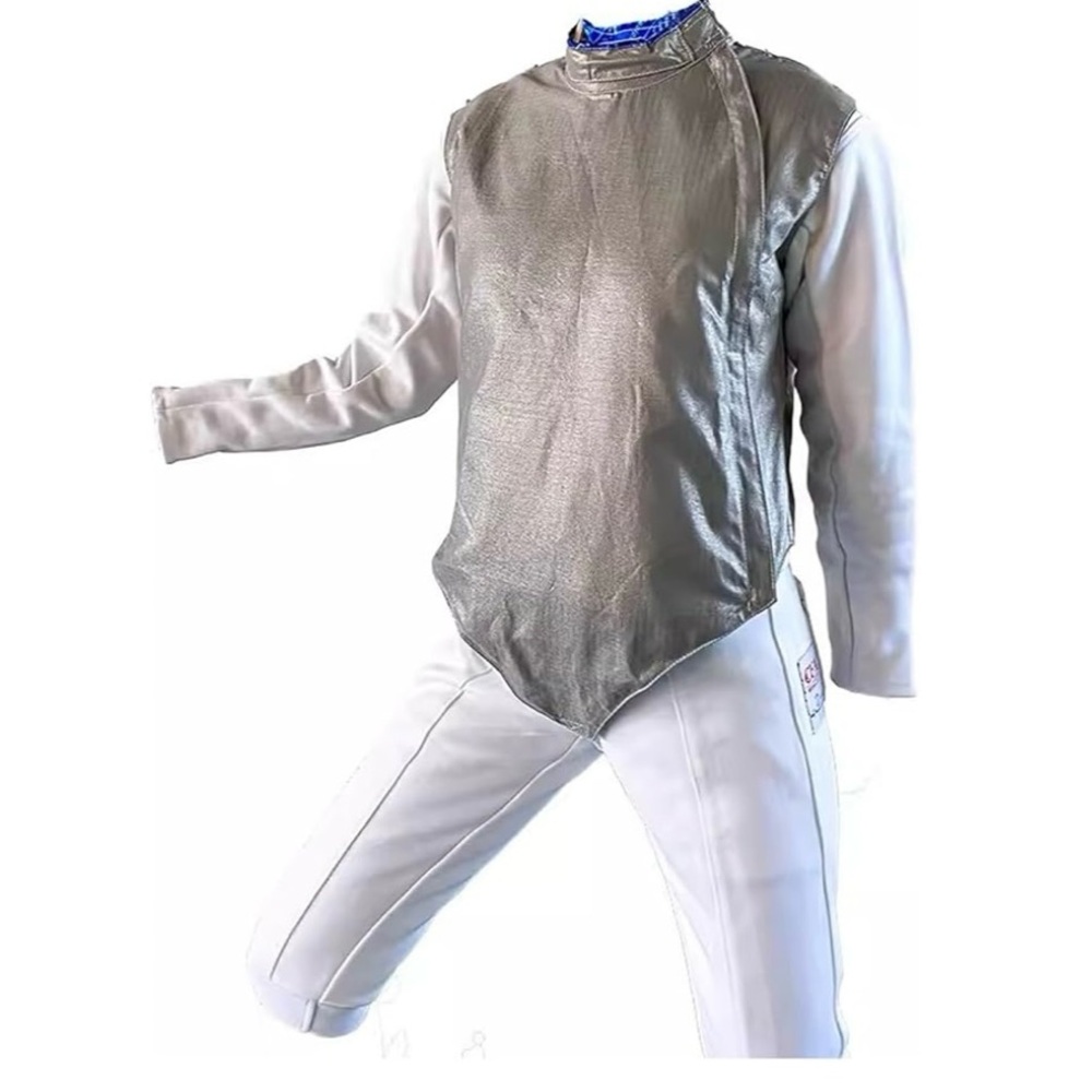 NEW JL Ultralight Fencing Vest Fencing Protection Size L Silver Color.